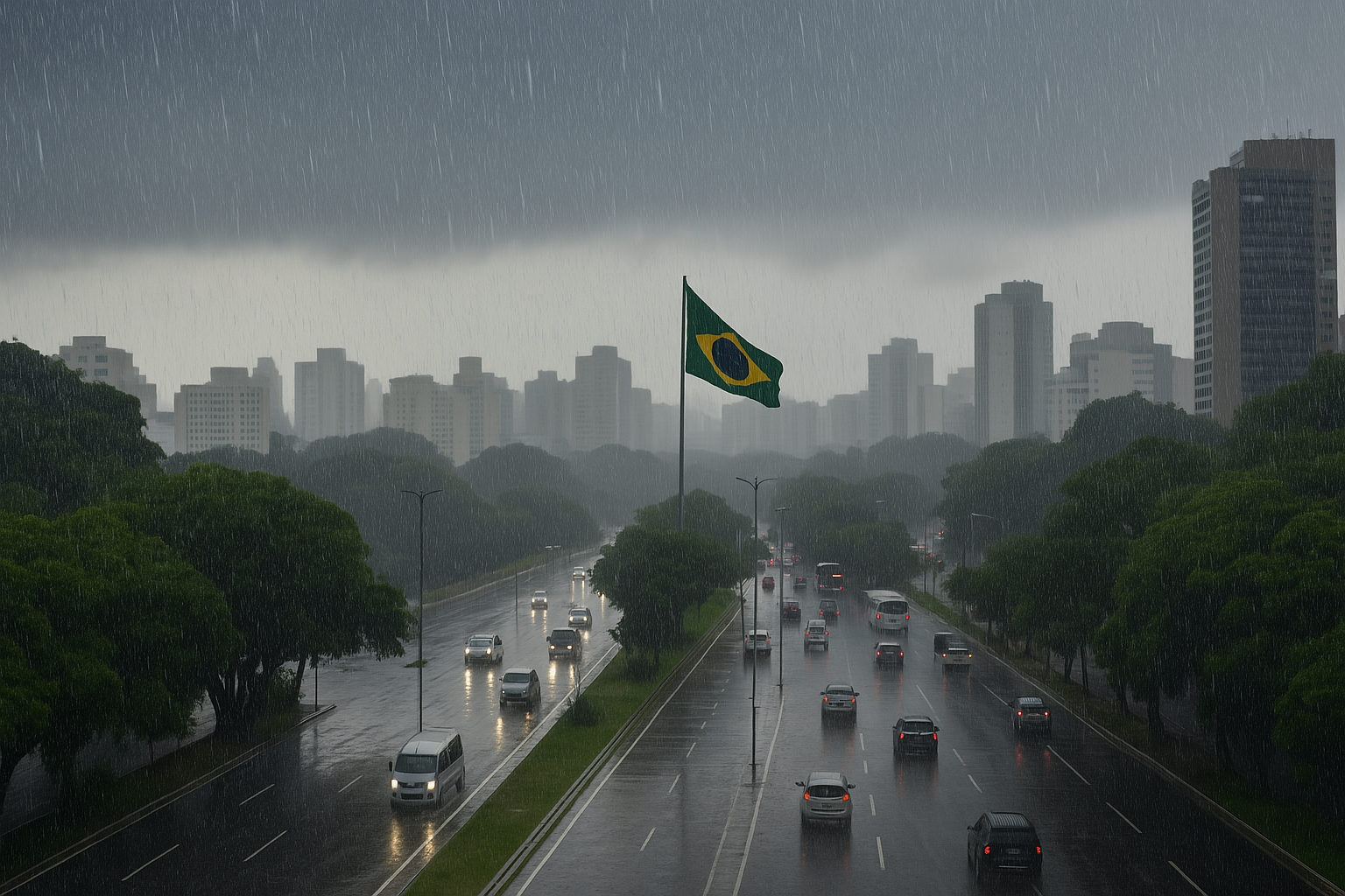 Região Sul do Brasil, tem aumento anual na precipitação de 30% , segundo INPE