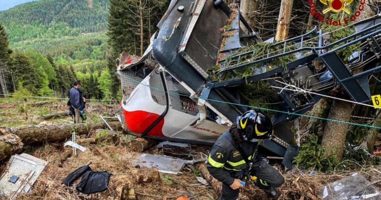 Acidente de Teleférico na Itália Deixa Quatro Mortos e Ferido Grave